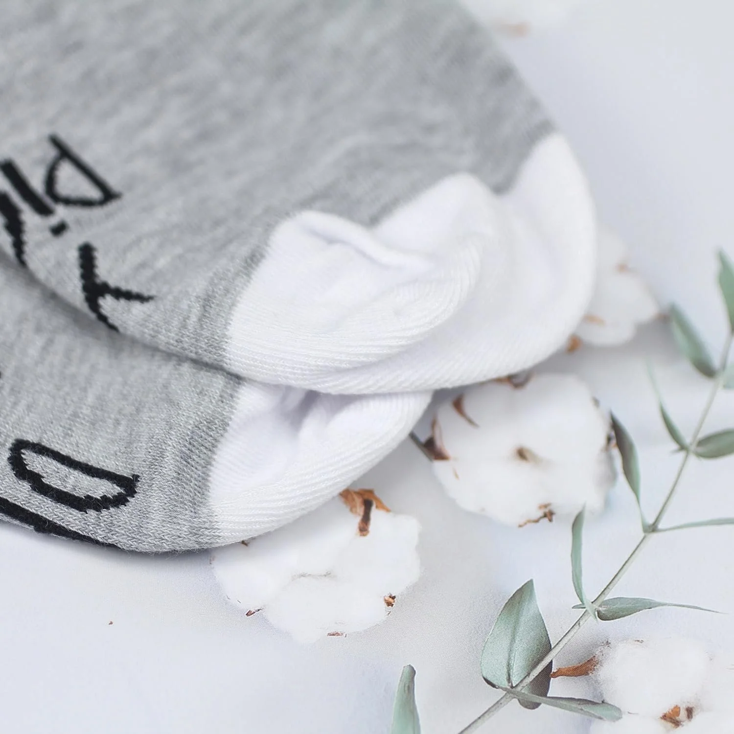 Носки хлопковые Grey One Size, фото №3 Носки хлопковые Grey One Size, фото №3