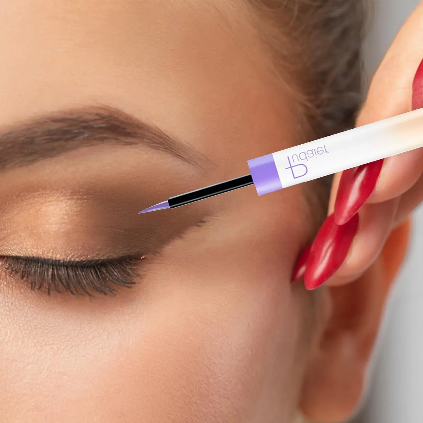 Рідка Підводка для очей Водостійка, Стійка до розмазування, з прецизійним кінчиком, фото №3