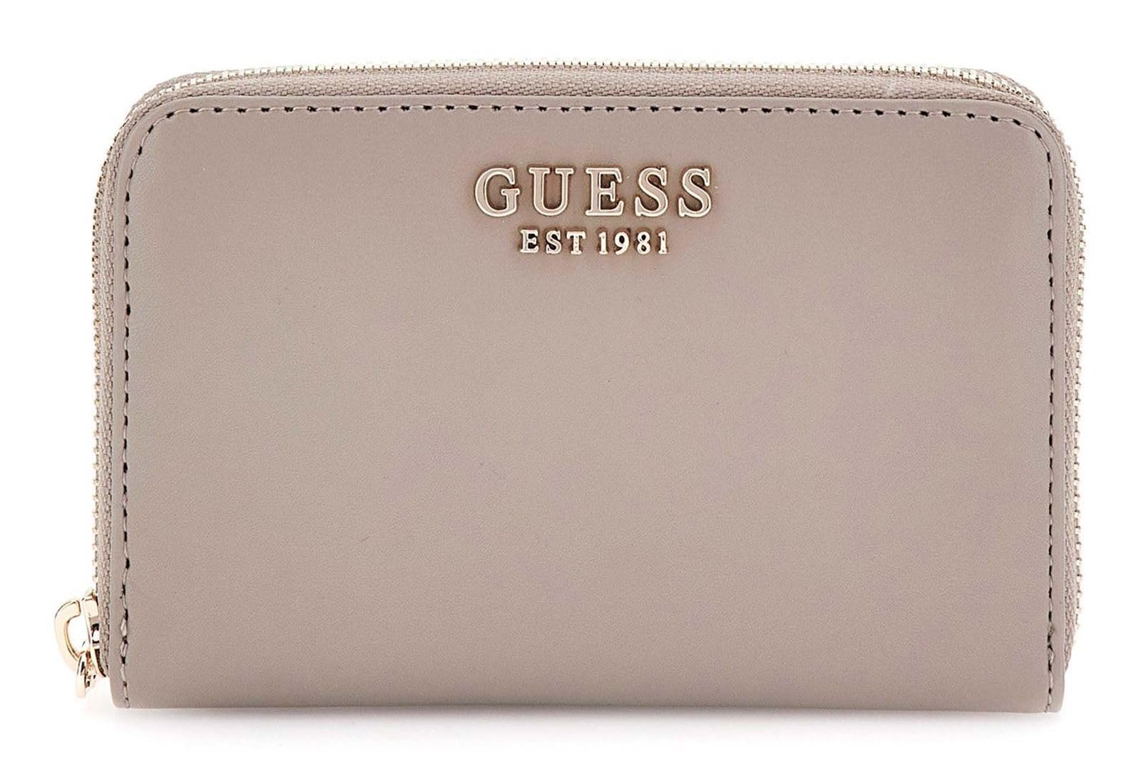 Кошелек GUESS Laurel Zip Around Темно-коричневый, Темно-коричневый, фото №1
