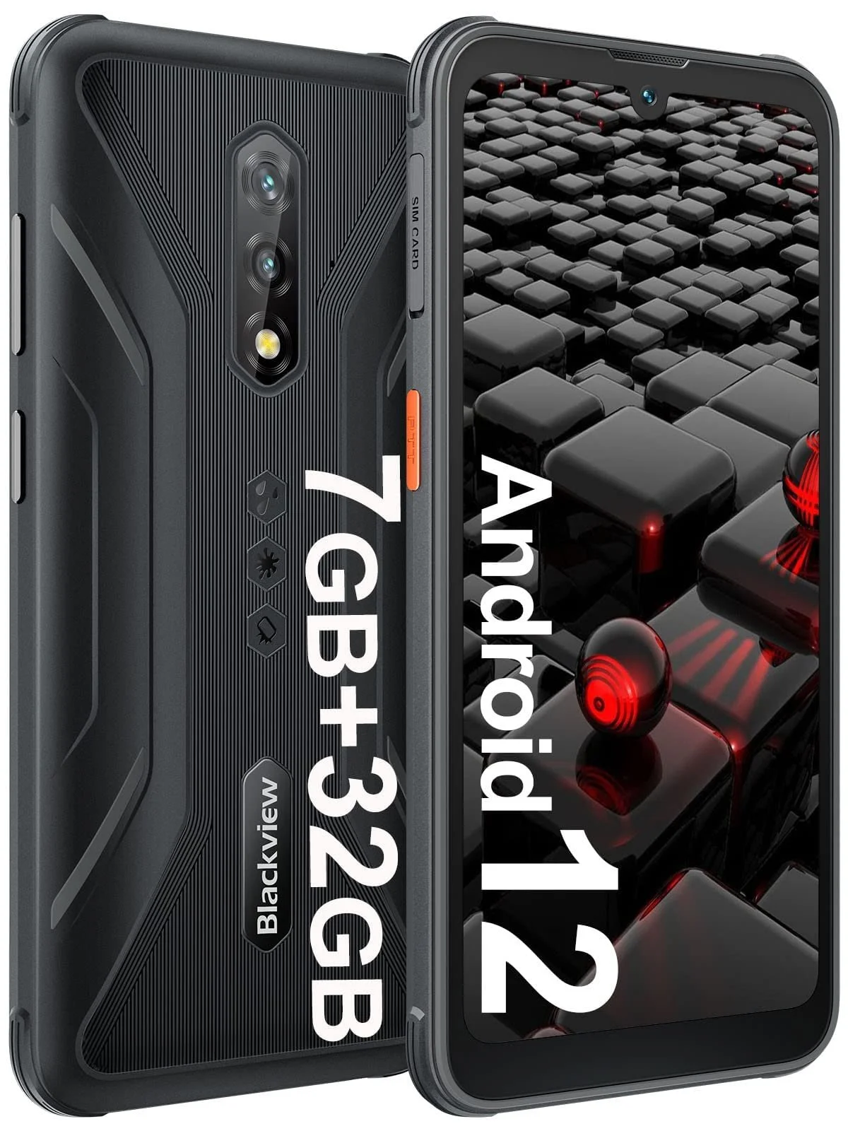 Смартфон Blackview BV6200 64 ГБ 13000 мАг 6.56" HD+ IP68 IP69K 4G Dual SIM NFC, фото №1 Смартфон Blackview BV6200 64 ГБ 13000 мАг 6.56" HD+ IP68 IP69K 4G Dual SIM NFC, фото №1