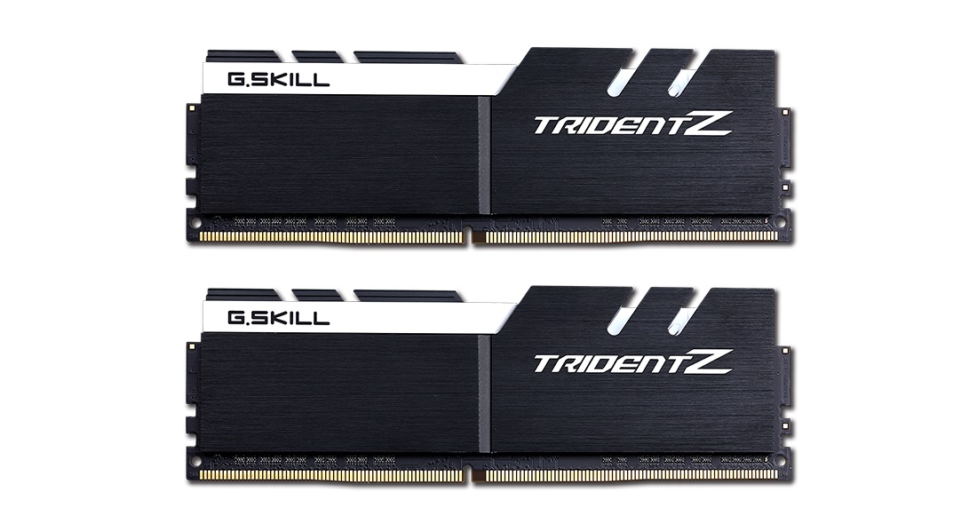 Оперативная память DDR4 16GB 2х8GB/3200 G Skill Trident Z (F4-3200C16D-16GTZKW), фото №1
