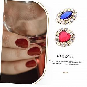 Підвіски для нігтів minkissy, Прикраса Серце, 3D, 10 шт synthetic.ua - Фото 1