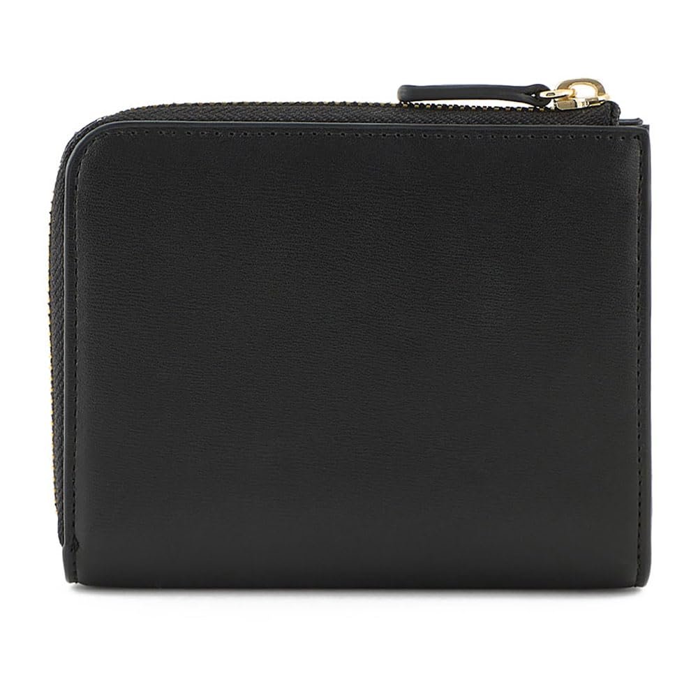Кошелек Armani Exchange Jodie, Sustainable, Gold Metal Logo Bi-Fold, Черный, черный, фото №1