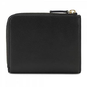 Кошелек Armani Exchange Jodie, Sustainable, Gold Metal Logo Bi-Fold, Черный, черный - Фото 1