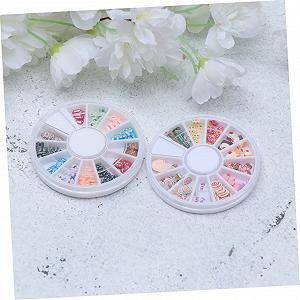 Украшение для ногтей Тип Фрукты FRCOLOR Полимерные ломтики DIY Различные формы и цвета synthetic.ua - Фото 1