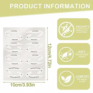 Трафарет для підводки і тіней, 8 штук synthetic.ua - Фото 1