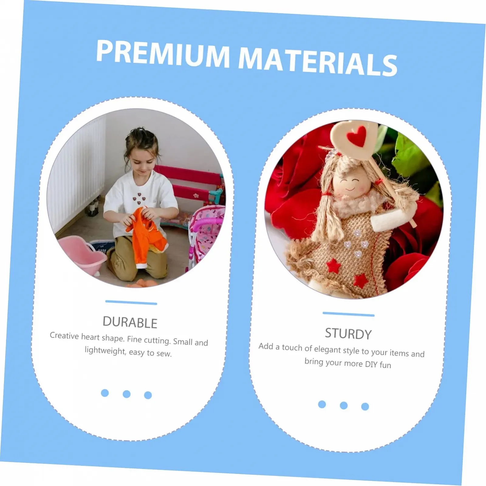 Стрази Серце OUNONA Прозорий, 30 шт, фото №9