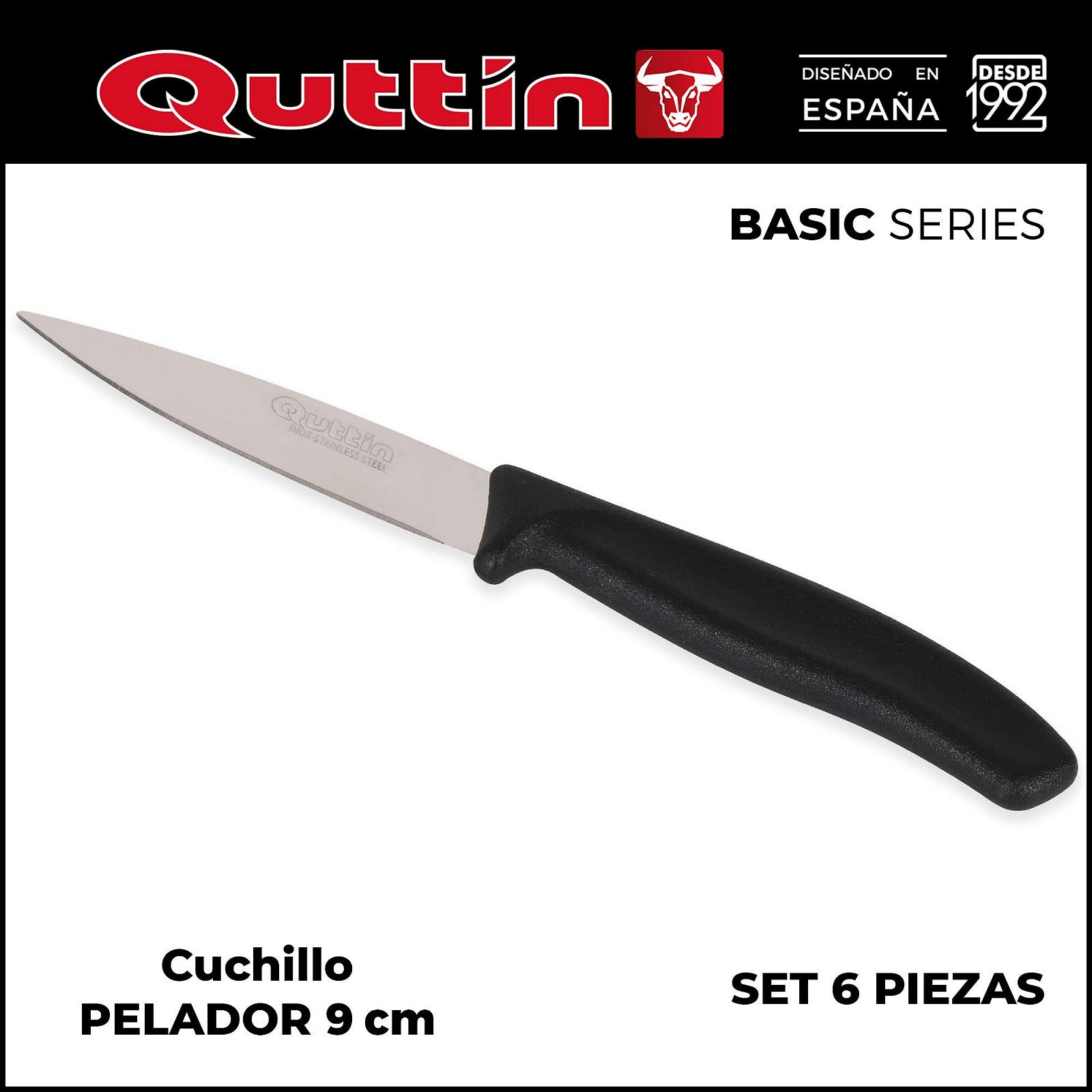 Набор ножей Quttin 6 штук Черный, фото №2