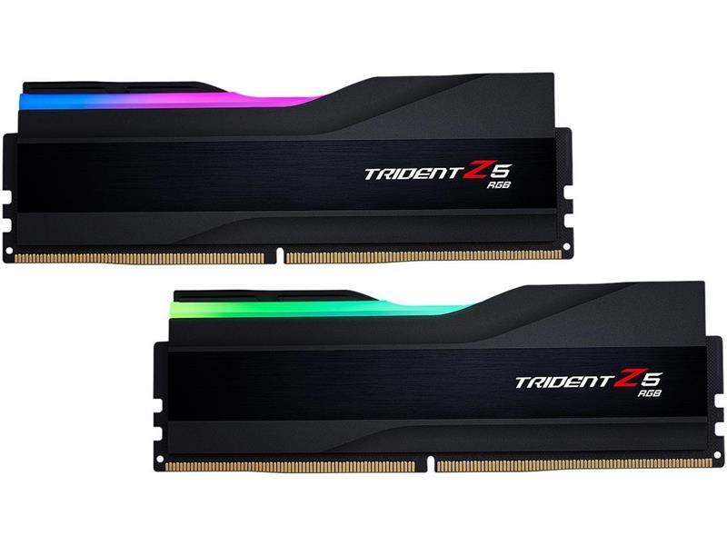 Модуль памяти DDR5 2x32GB/6000 G Skill Trident Z5 RGB Black (F5-6000J3040G32GX2-TZ5RK), фото №1