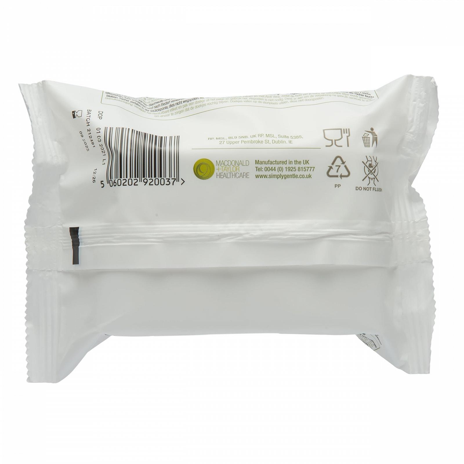 Дитячі серветки Simply Gentle Organic 52 шт., фото №3