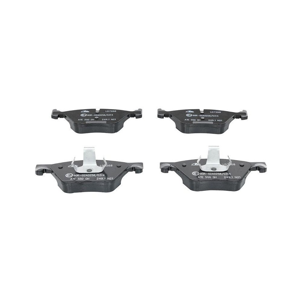 Комплект гальмівних колодок, дискове гальмо ATE Ceramic 13.0470-7268.2 для BMW, фото №1