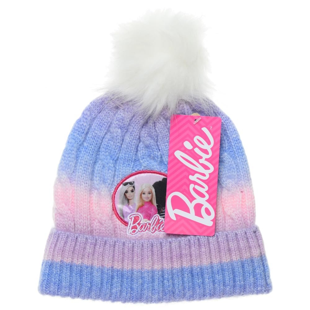 Шапка з помпоном CARTOON Barbie, фото №3 Шапка з помпоном CARTOON Barbie, фото №3