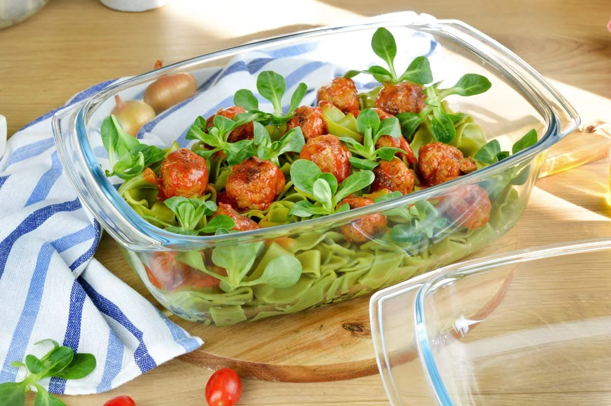 Форма для запікання Sendez скляна з кришкою 5,8 л, фото №3