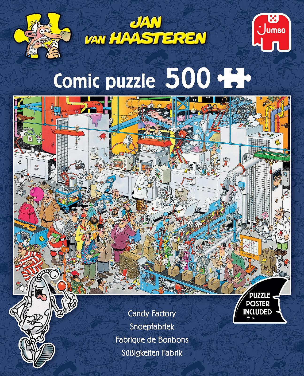 Пазл Jan van Haasteren Candy Factory 500 елементів, фото №4