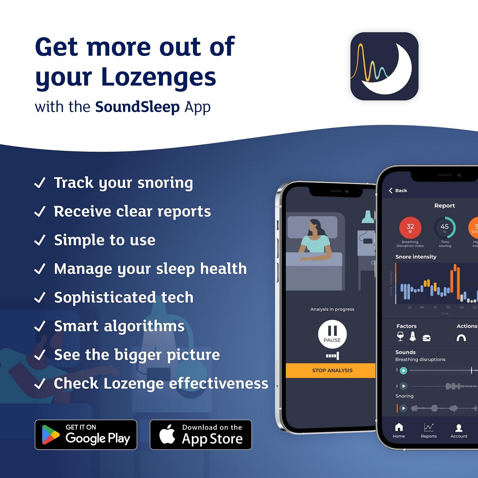 Пастилки від хропіння Snoreeze Dual Action, 16 шт, фото №5 Пастилки від хропіння Snoreeze Dual Action, 16 шт, фото №5