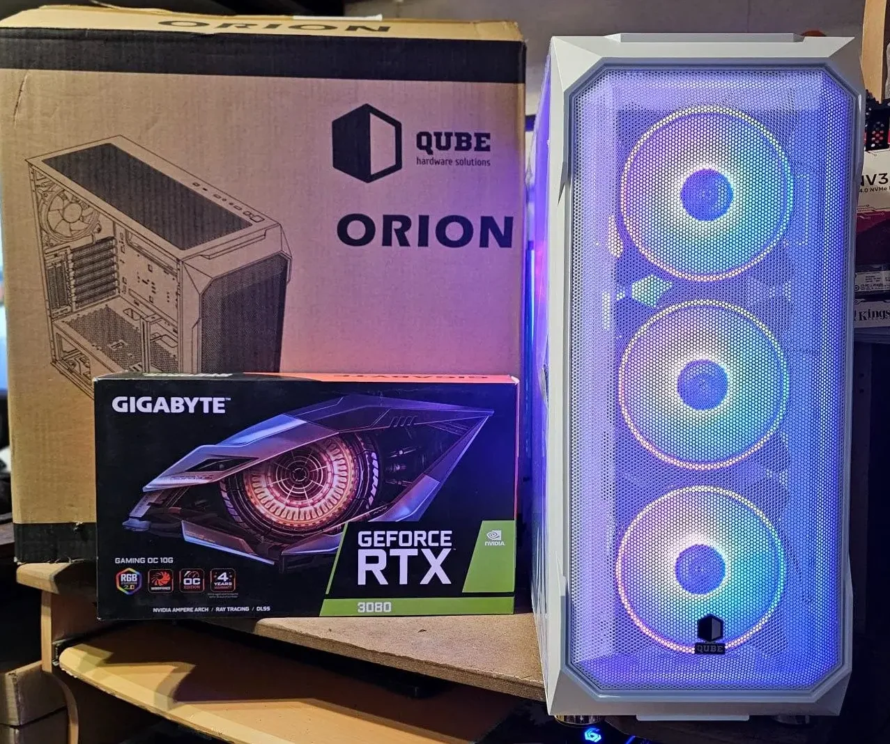 Комп'ютер AMD RYZEN 7 5700X 4.6GHZ, RTX 3080 10GB, 32GB DDR4, SSD M.2 500GB, SSD M.2 1TB, фото №2 Комп'ютер AMD RYZEN 7 5700X 4.6GHZ, RTX 3080 10GB, 32GB DDR4, SSD M.2 500GB, SSD M.2 1TB, фото №2