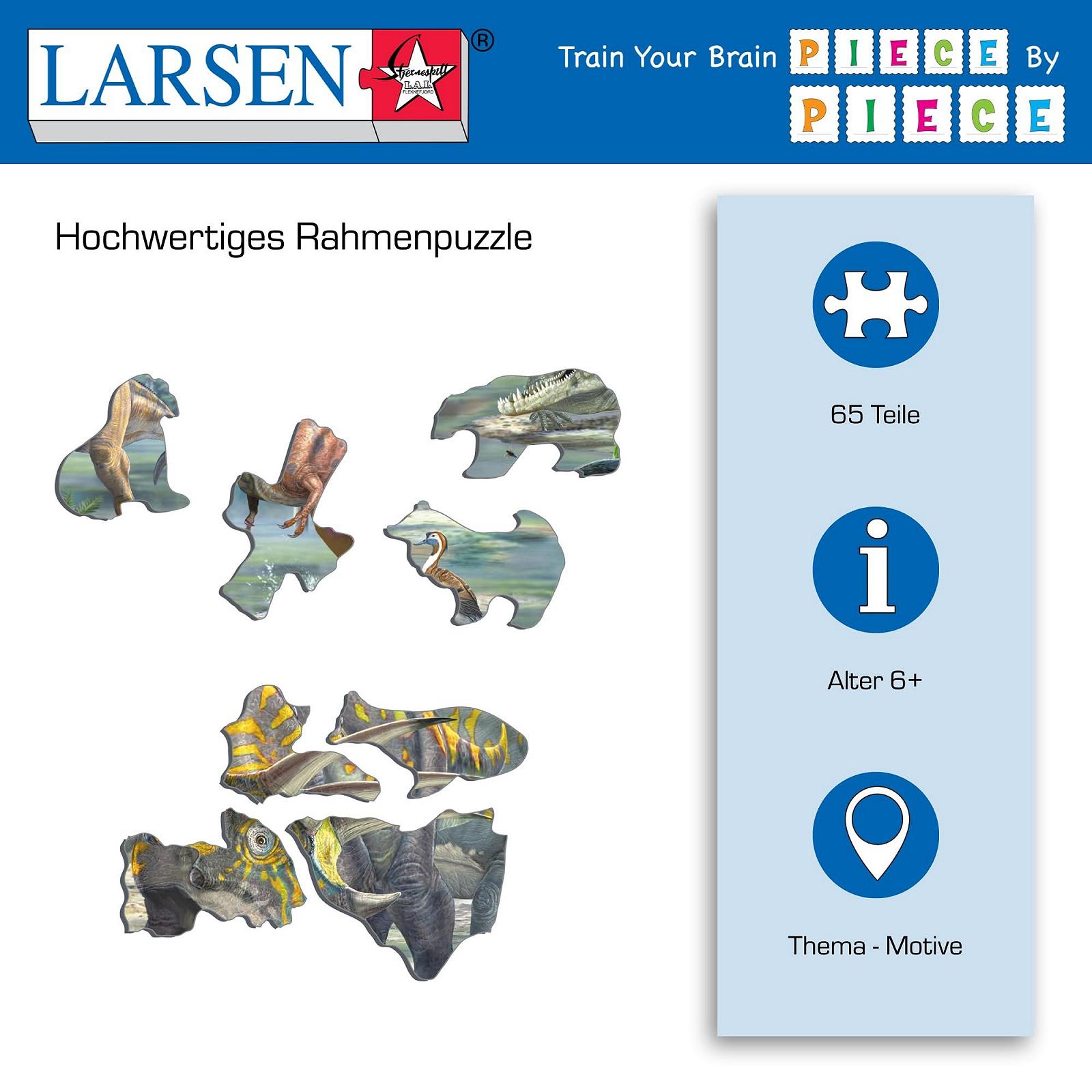 Пазл Larsen FH31 Dinosaurs, фото №6 Пазл Larsen FH31 Dinosaurs, фото №6