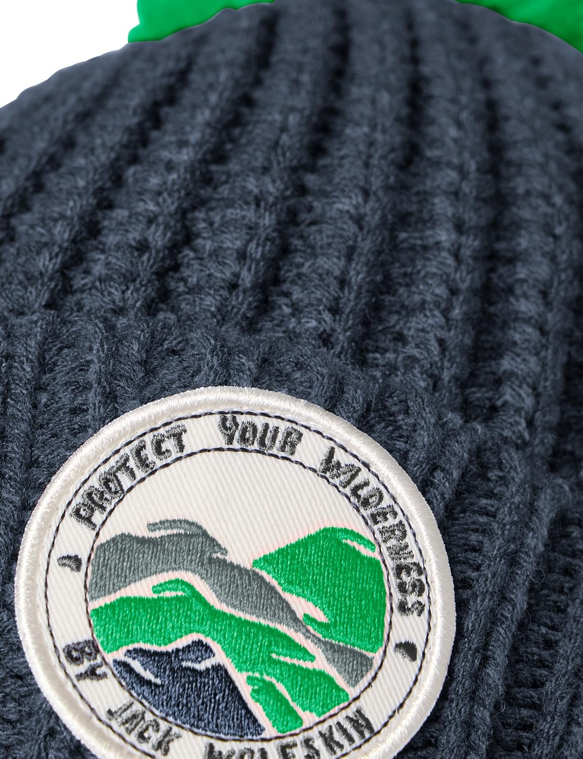 Шапка Jack Wolfskin Детская Унисекс Pompom Badge Beanie K, фото №3 Шапка Jack Wolfskin Детская Унисекс Pompom Badge Beanie K, фото №3
