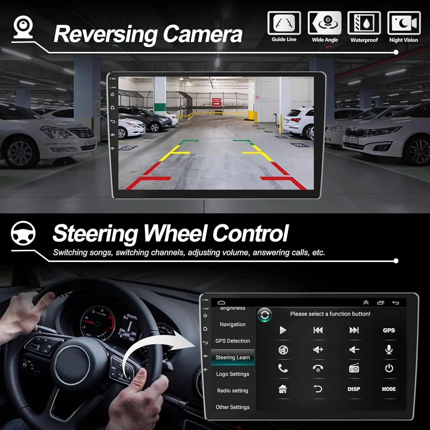 Штатная автомагнитола CAMECHO для Mercedes Benz W211 E-Class CLS-Class W219 (2005-2008) / 9" / Bluetooth / WI-FI / GPS / USB, фото №6