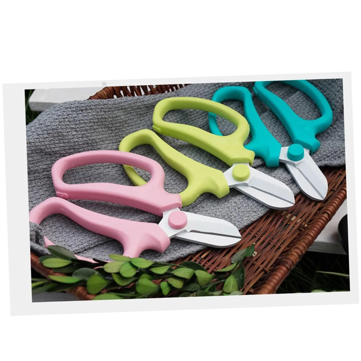 Секатор садовий Happyyami 1 шт. для квітів вуглецева сталь Синій, фото №9