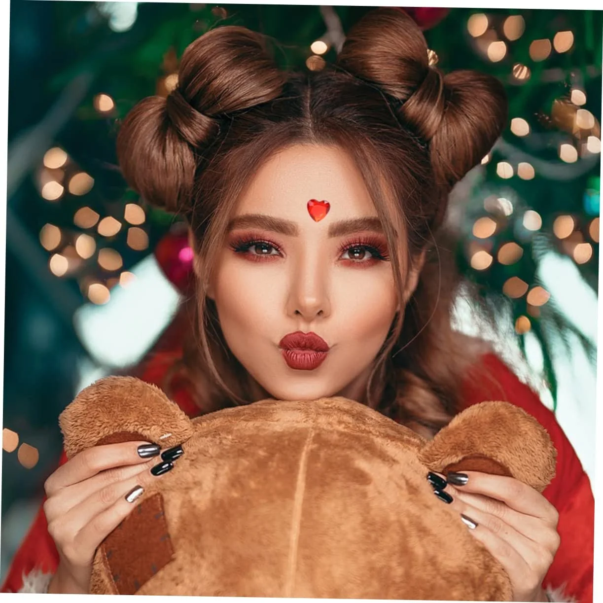 Набір кристалічних наклейок NUOBESTY (5 аркушів) з акриловими стразами різних форм і кольорів для іграшок, мобільних телефонів, фоторамок, фото №3