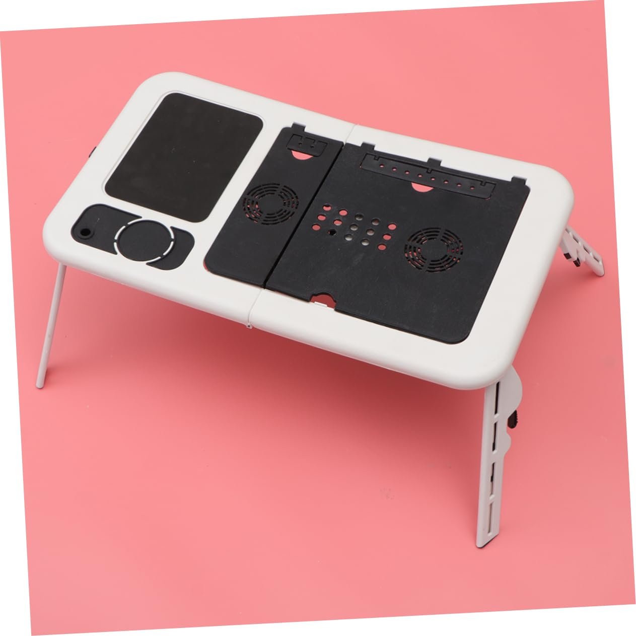 Підставка для ноутбука складана USB охолоджуюча Tofficu Багатофункціональний комп'ютерний столик для дому Ергономічний та компактний для ноутбука, фото №5