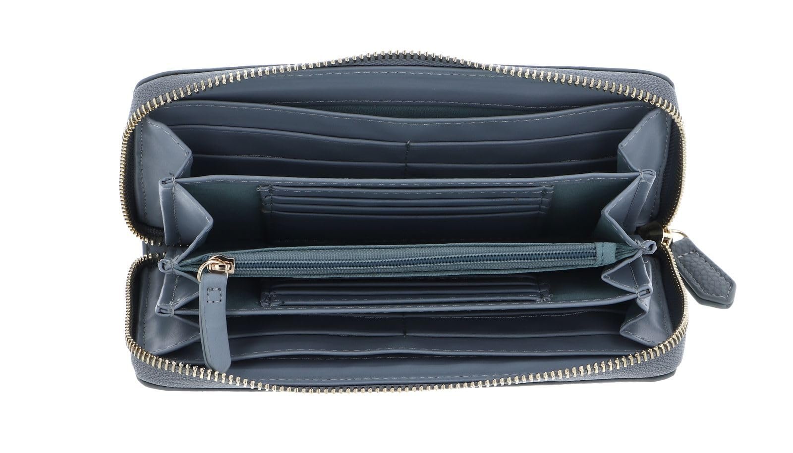 Гаманець VALENTINO Brixton Zip Around Polvere, фото №2