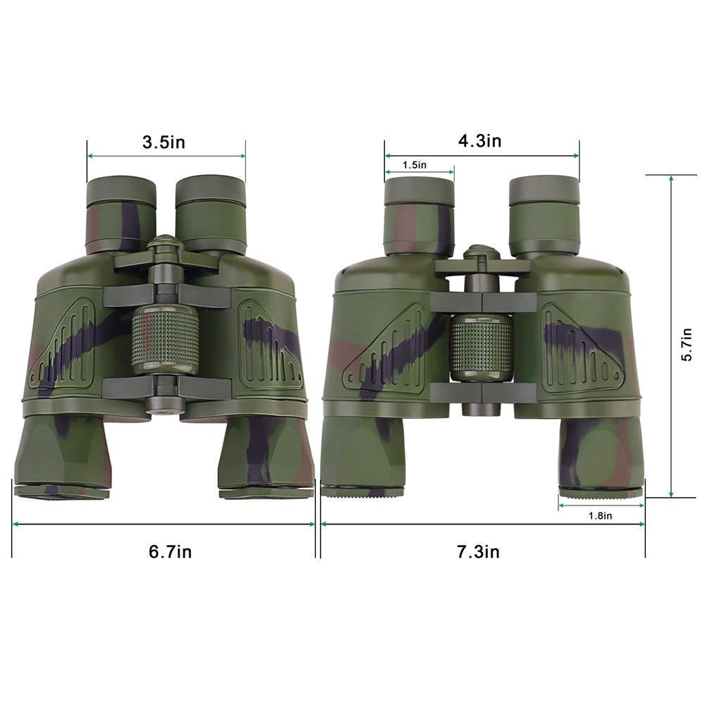 Бинокль CAZARU 50X50 Телескоп с низким уровнем освещенности, складной, прочный, HD, компактный, фото №2