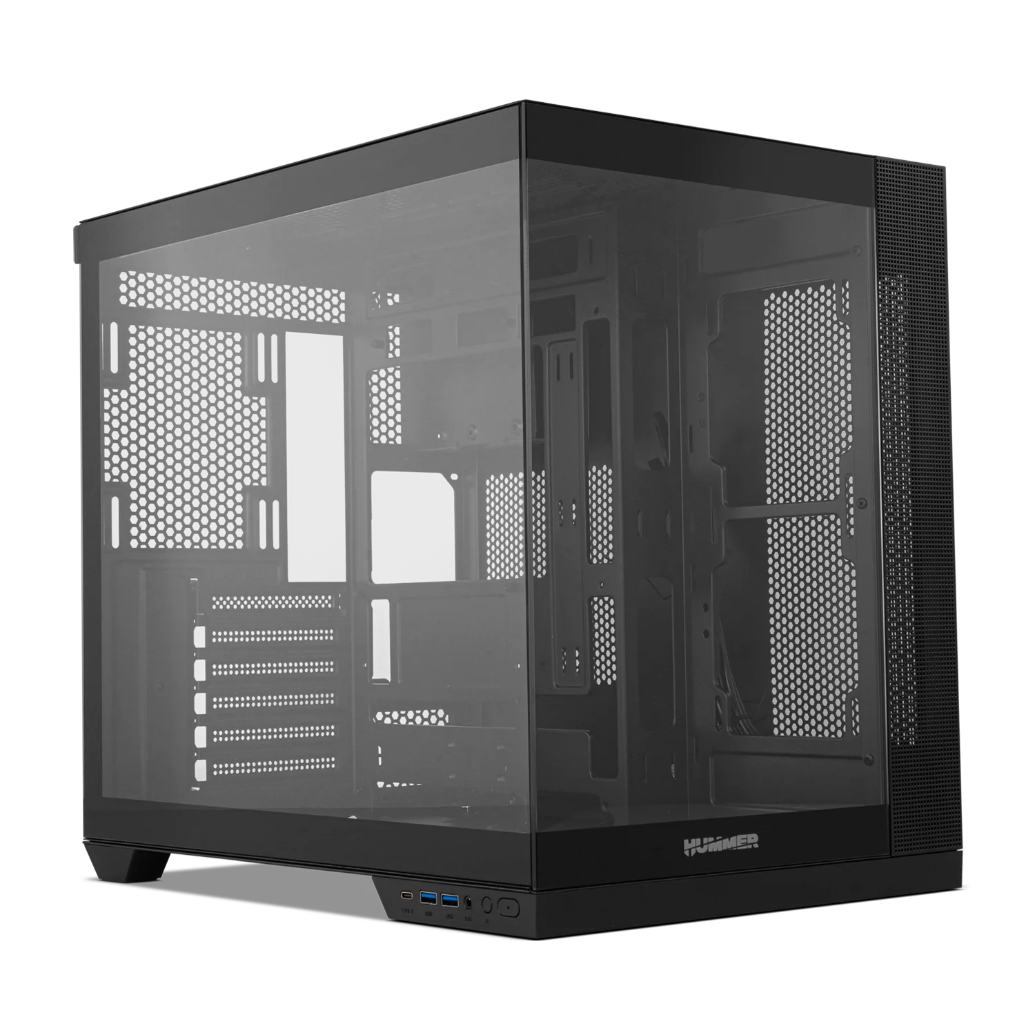 Корпус Nox Hummer Astra Neo / без БЖ / Mid-Tower / Без БП / ATX, M-ATX, ITX / USB Type-C / Панорамне стекло / Чорний, фото №2