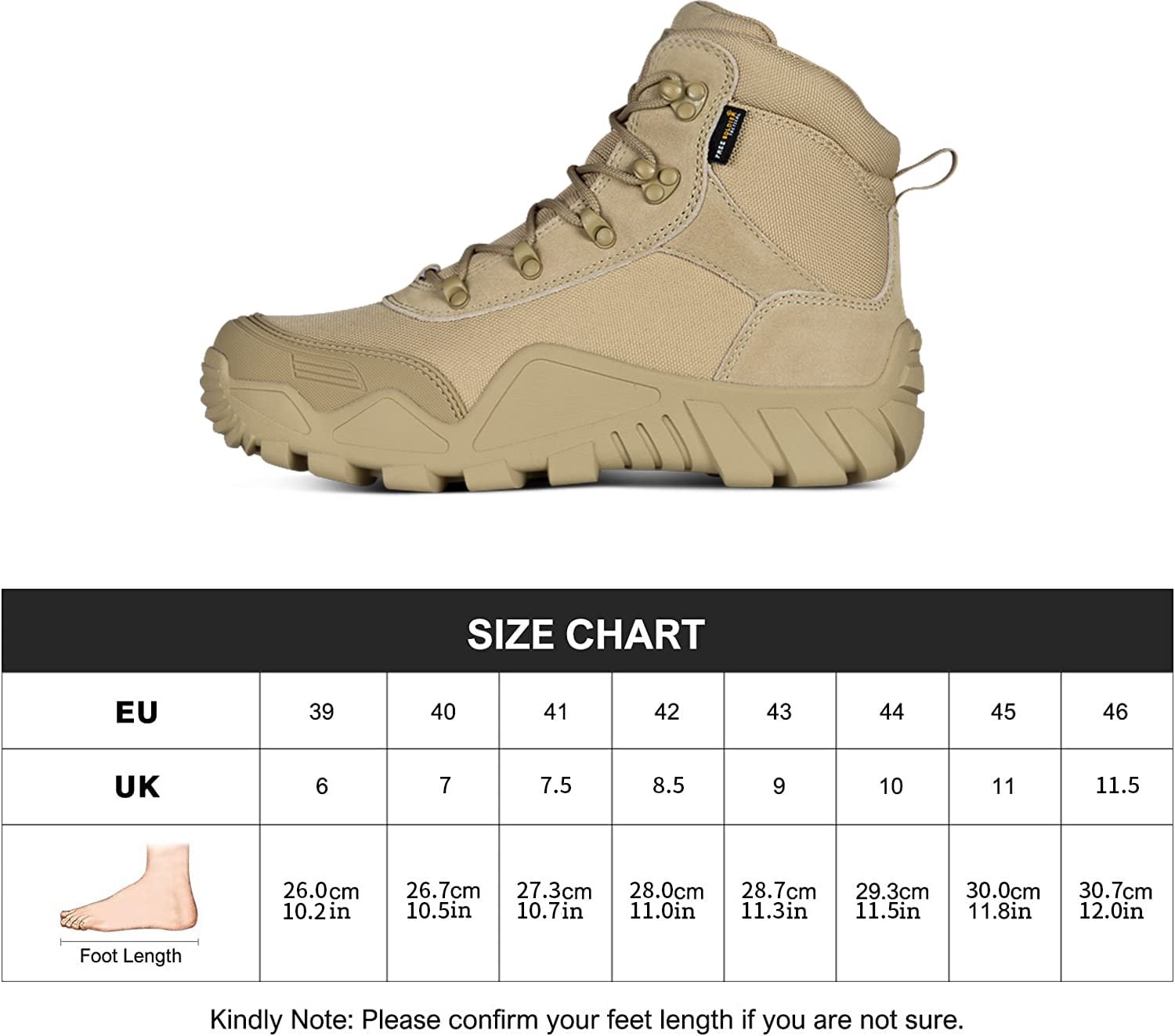 Ботинки FREE SOLDIER Мужские, фото №6