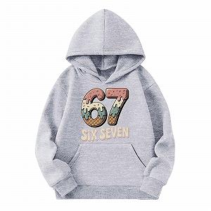 Худі Generisch Six Seven Oversize з довгими рукавами та капюшоном - Фото 1
