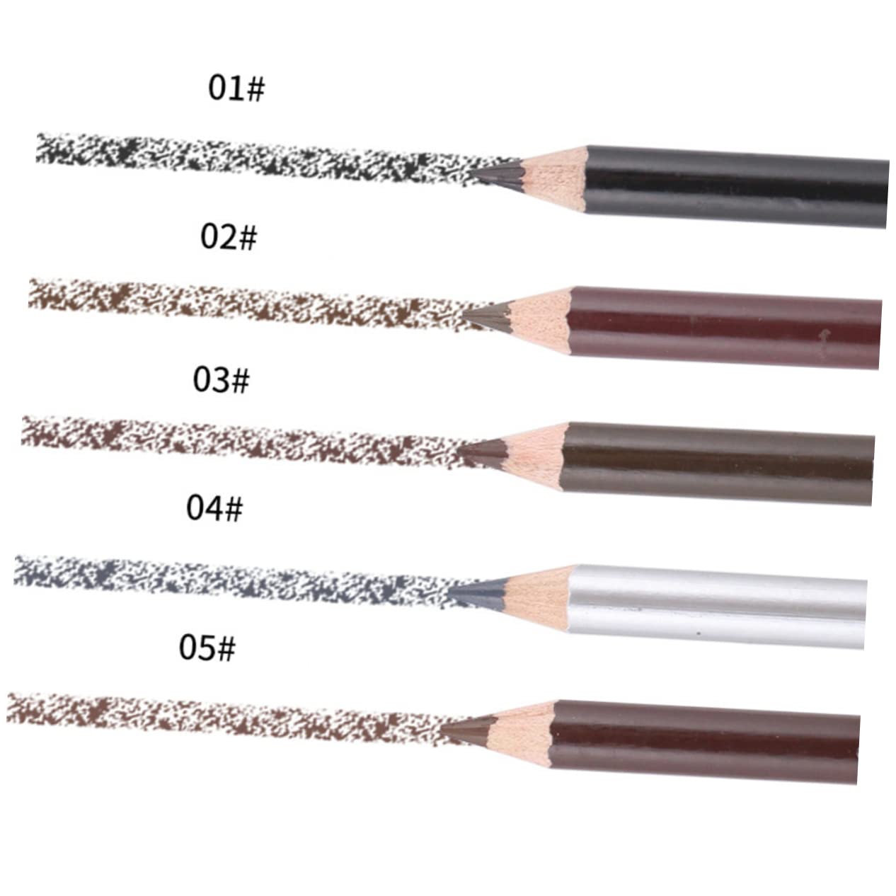 Олівець для брів MERRYHAPY Double Head Grey, фото №4