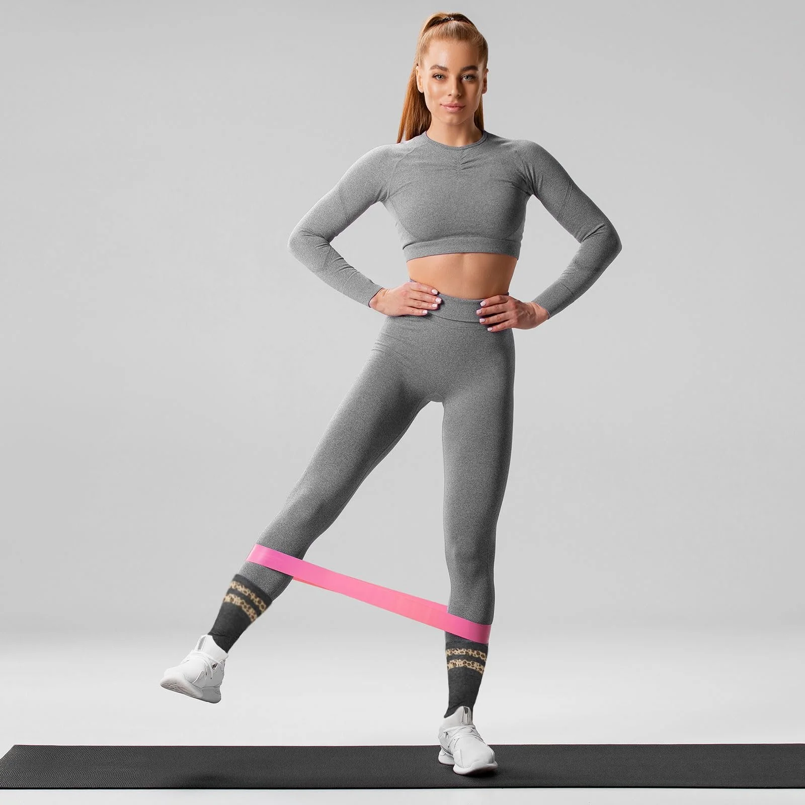 Жіночі шкарпетки з леопардовим принтом (3 пари), фото №6