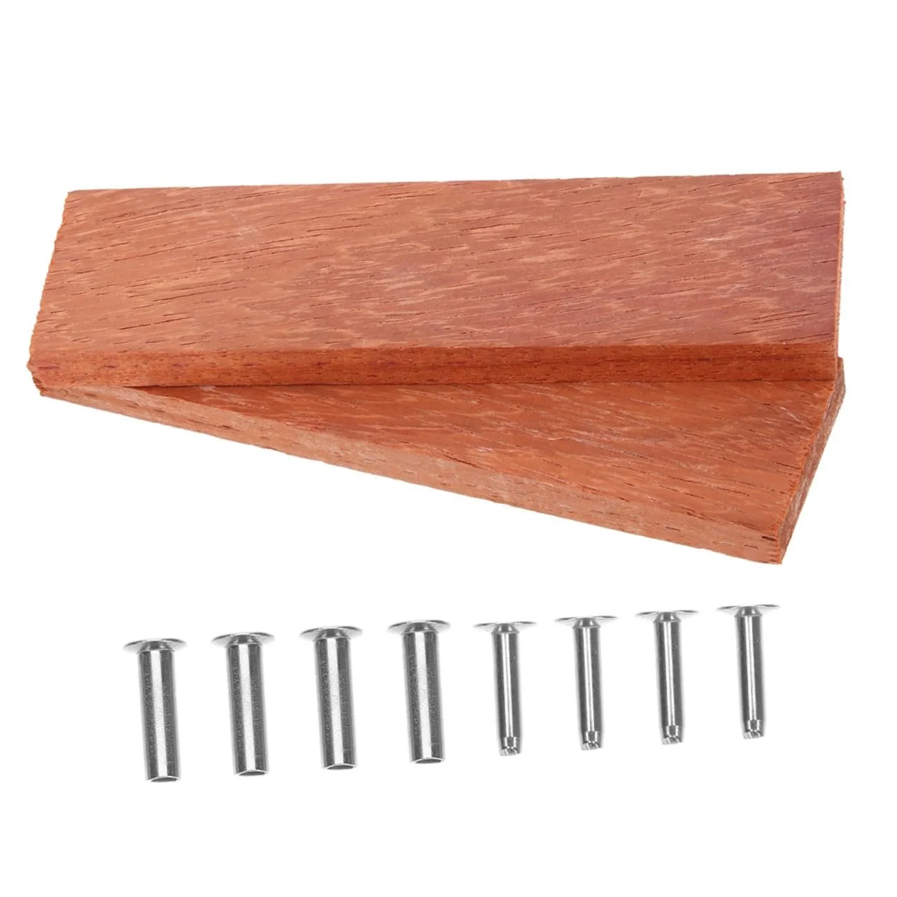 Ручка для кухонного ножа Дерев'яна Ергономічна з заклепками Нековзна поверхня, фото №1