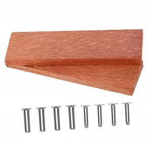 Ручка для кухонного ножа Дерев'яна Ергономічна з заклепками Нековзна поверхня - Фото 1