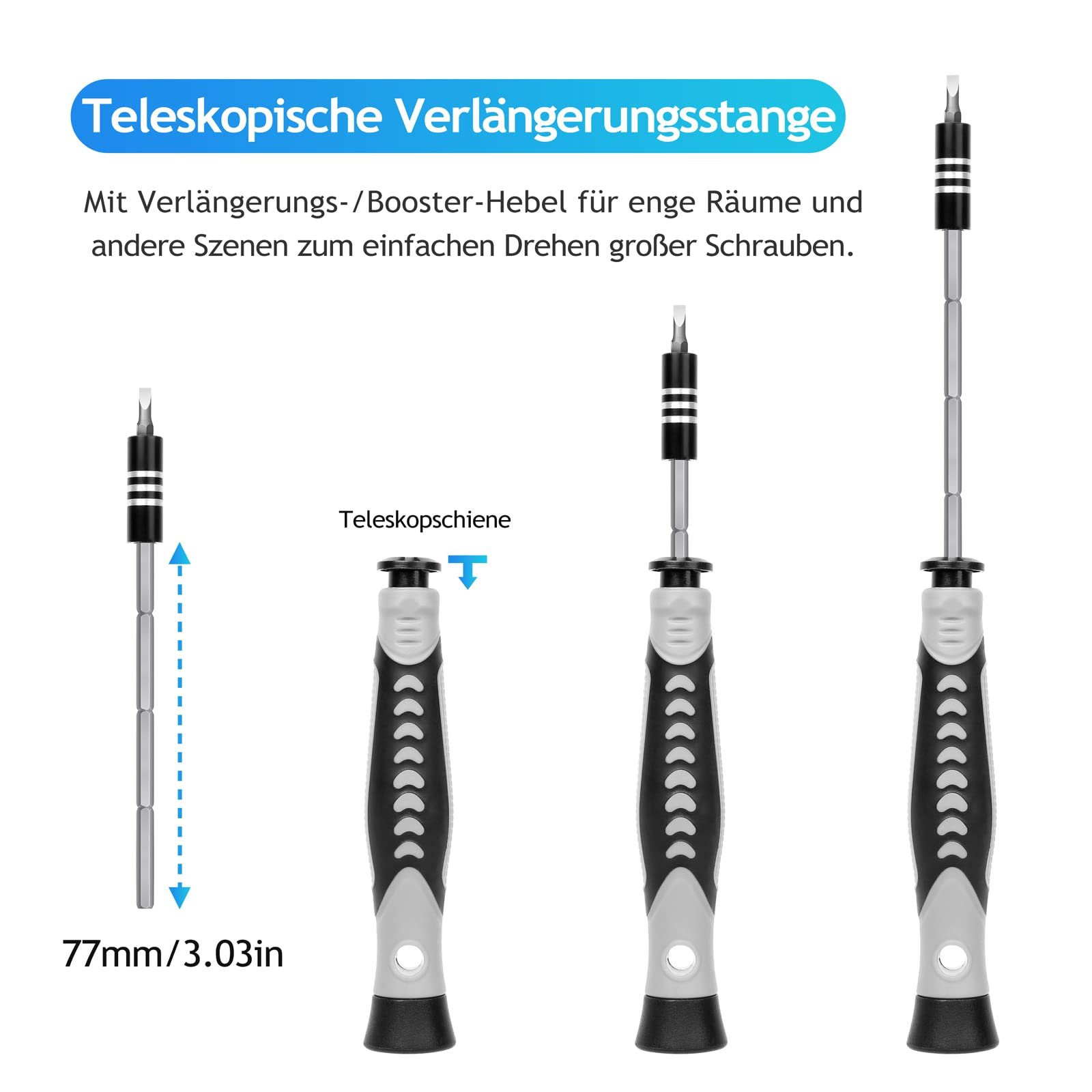 Набір викруток Precision 130 в 1 з 120 насадками для ремонту комп'ютерів Синій, фото №5 Набір викруток Precision 130 в 1 з 120 насадками для ремонту комп'ютерів Синій, фото №5