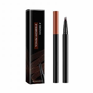 Карандаш для бровей Schwarzer Водостойкий 3D-Micro тростниково-черный (коричневый, 12,5X0,9X0,9 см) - Фото 1