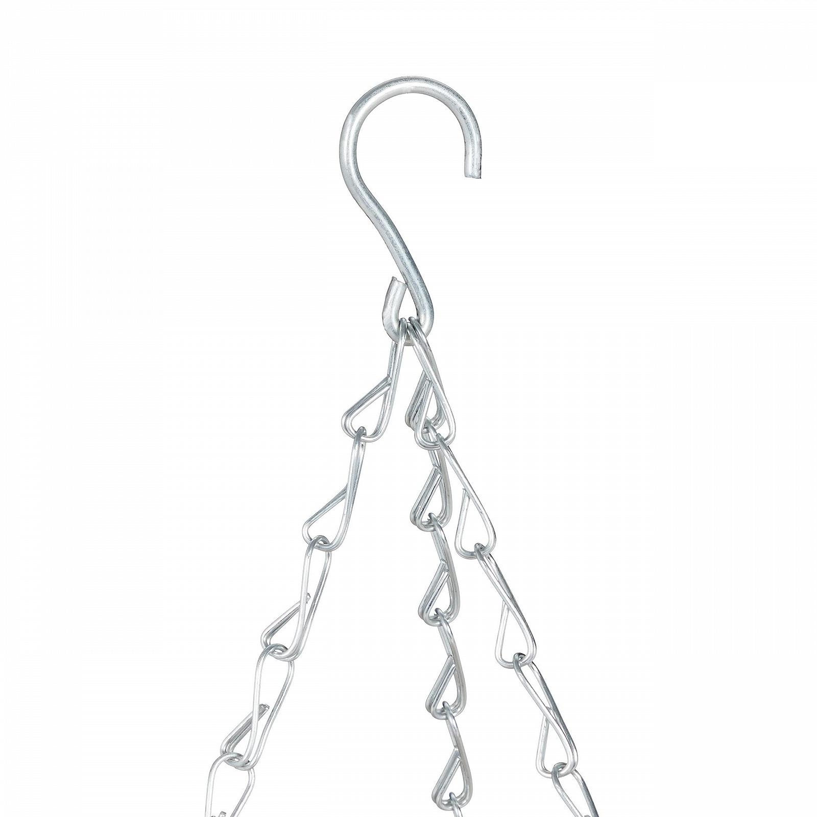 Підвісні кошики Relaxdays Набір із 3 шт. Плетені з верби з фольгою та залізним ланцюгом 12 x 25 см Натуральний, фото №6 Підвісні кошики Relaxdays Набір із 3 шт. Плетені з верби з фольгою та залізним ланцюгом 12 x 25 см Натуральний, фото №6