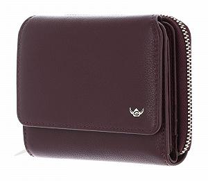Кошелек кожаный с RFID Golden Head Madrid 11.5 см, Amarone - Фото 1