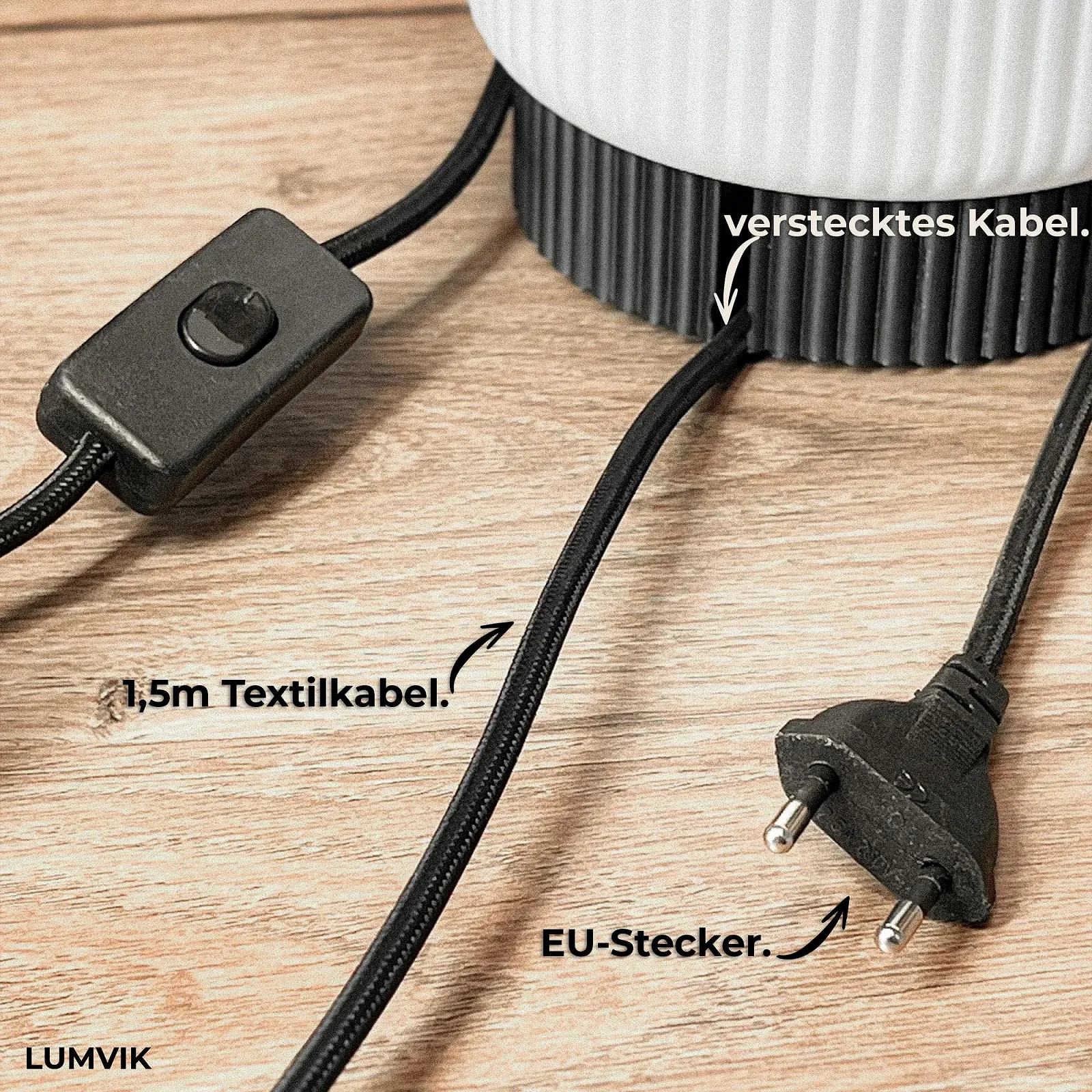 Настольная лампа Eldar Indirect Light E14 Натуральная, фото №5