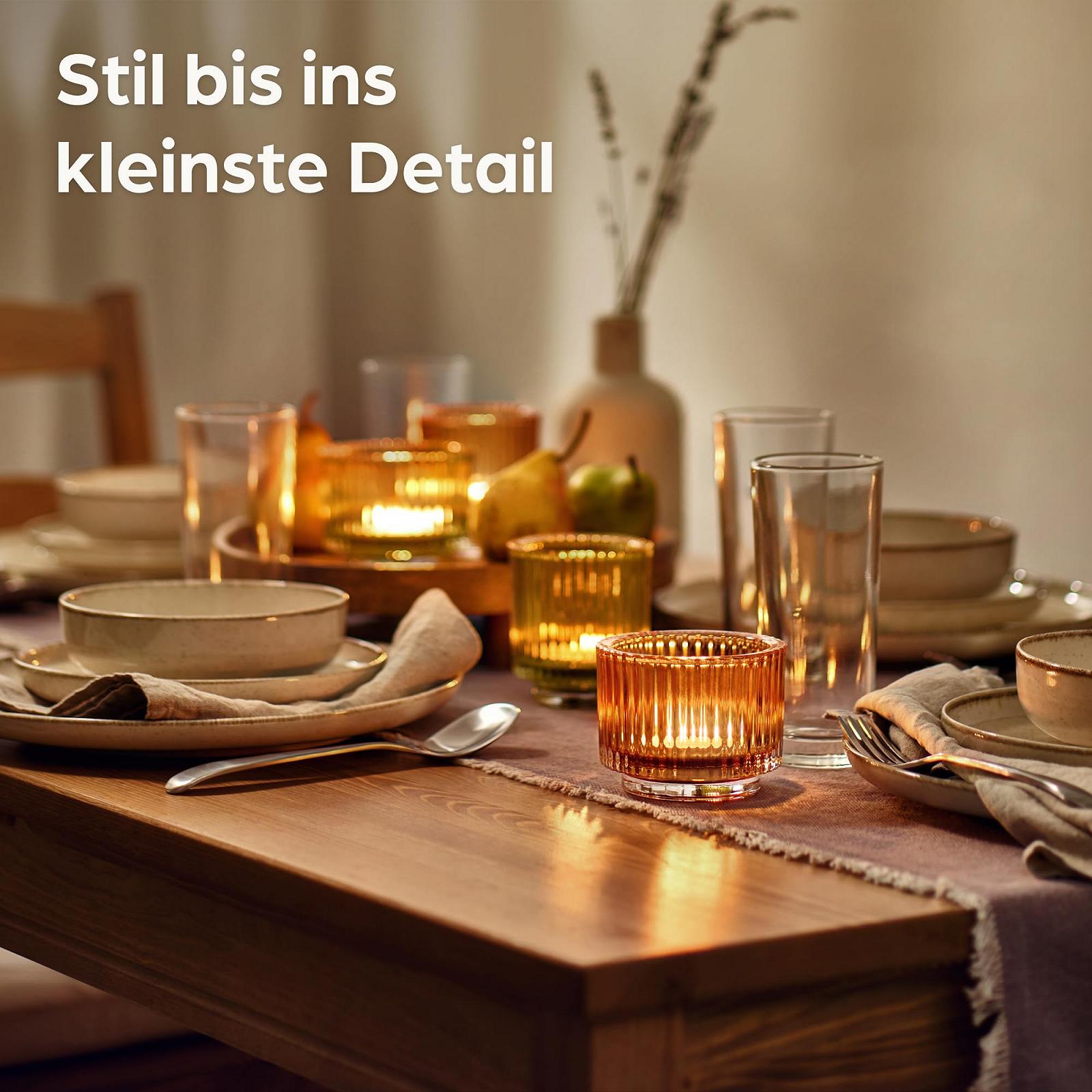 Підсвічник Praknu Tea Light Holder Скло Золото, фото №5