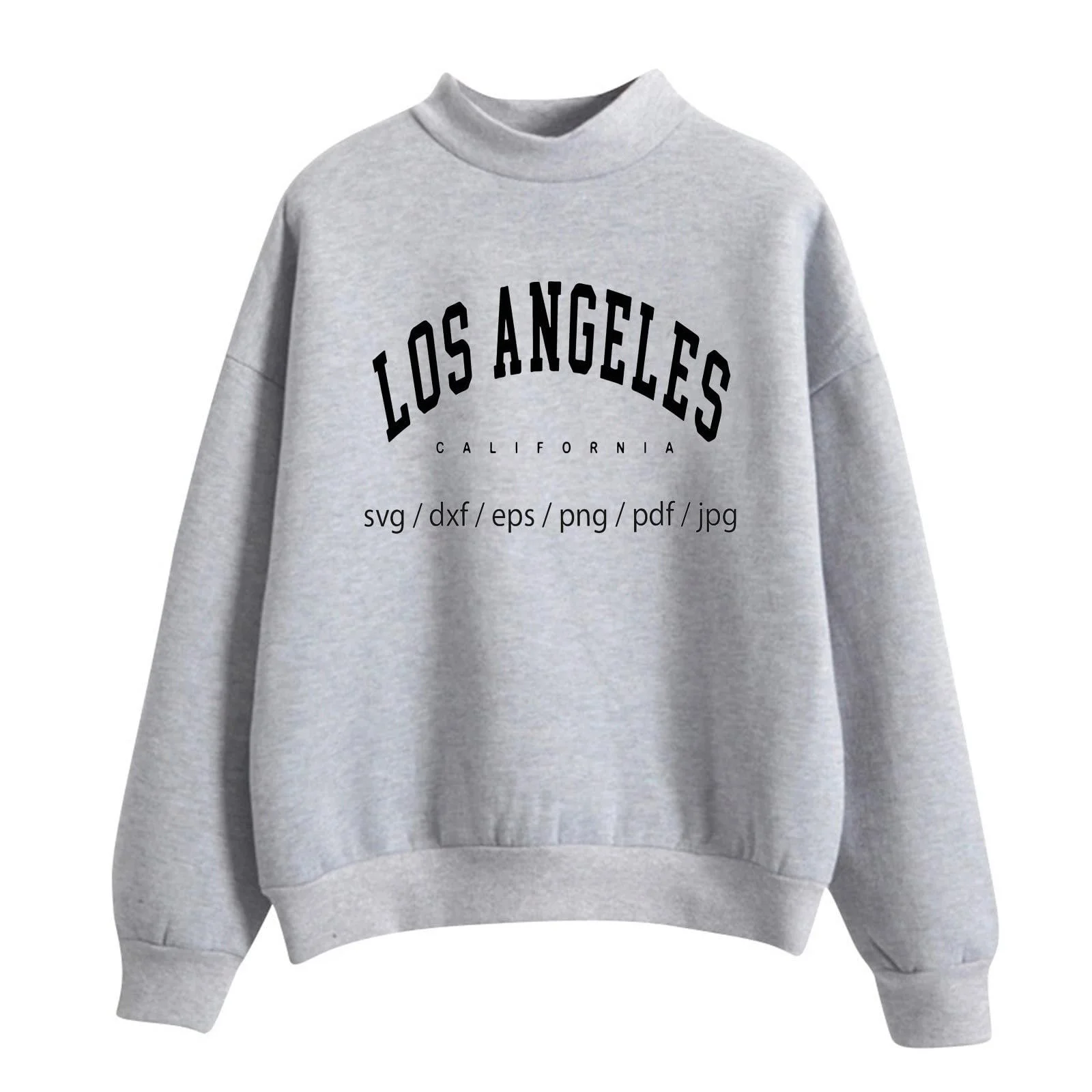 Женская Толстовка YEBIRAL Пуловер Los Angeles Letter Print Теплая Повседневная, фото №1 Женская Толстовка YEBIRAL Пуловер Los Angeles Letter Print Теплая Повседневная, фото №1