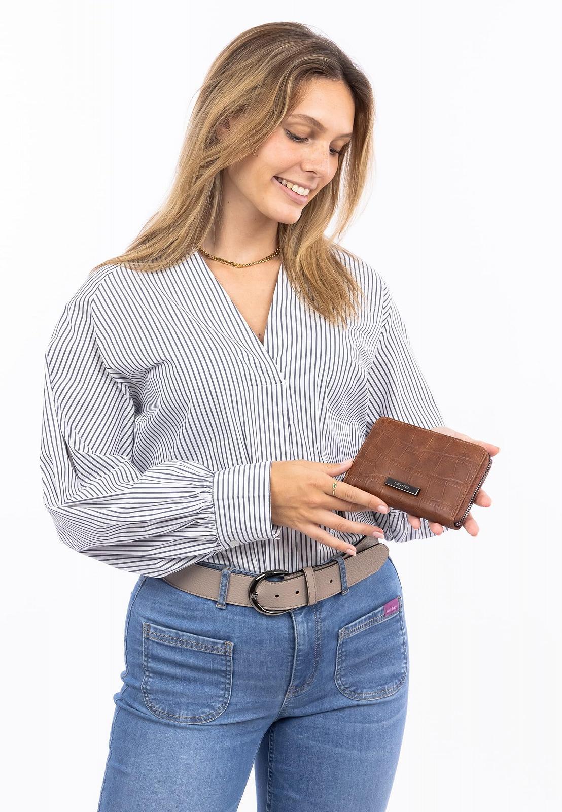 Гаманець SURI FREY SFY Hadley Zip Around Cognac, фото №3