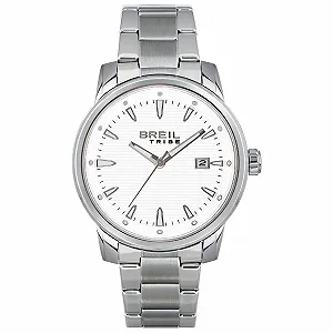 Годинник Breil Caliber Циферблат Білий Кварцовий Браслет Сталь Сріблястий EW0646 - Фото 1