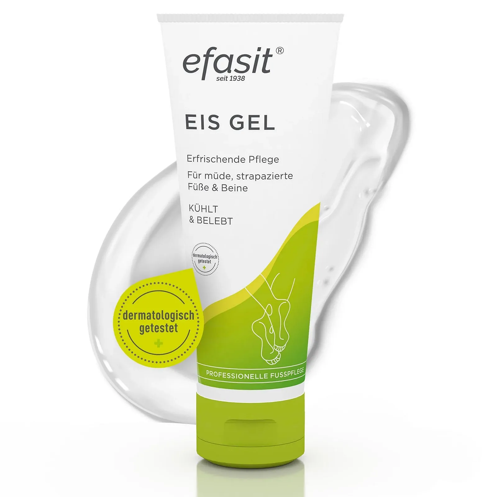 Льодовий гель для ніг efasit Ice Gel з ментолом та екстрактом грейпфрута 75 мл, фото №1