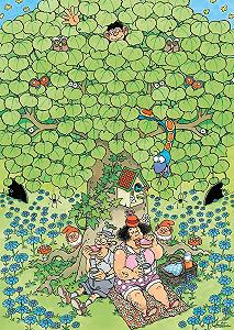 Пазл Jan Van Haasteren Enjoy a picnic 500 елементів для дорослих synthetic.ua - Фото 1