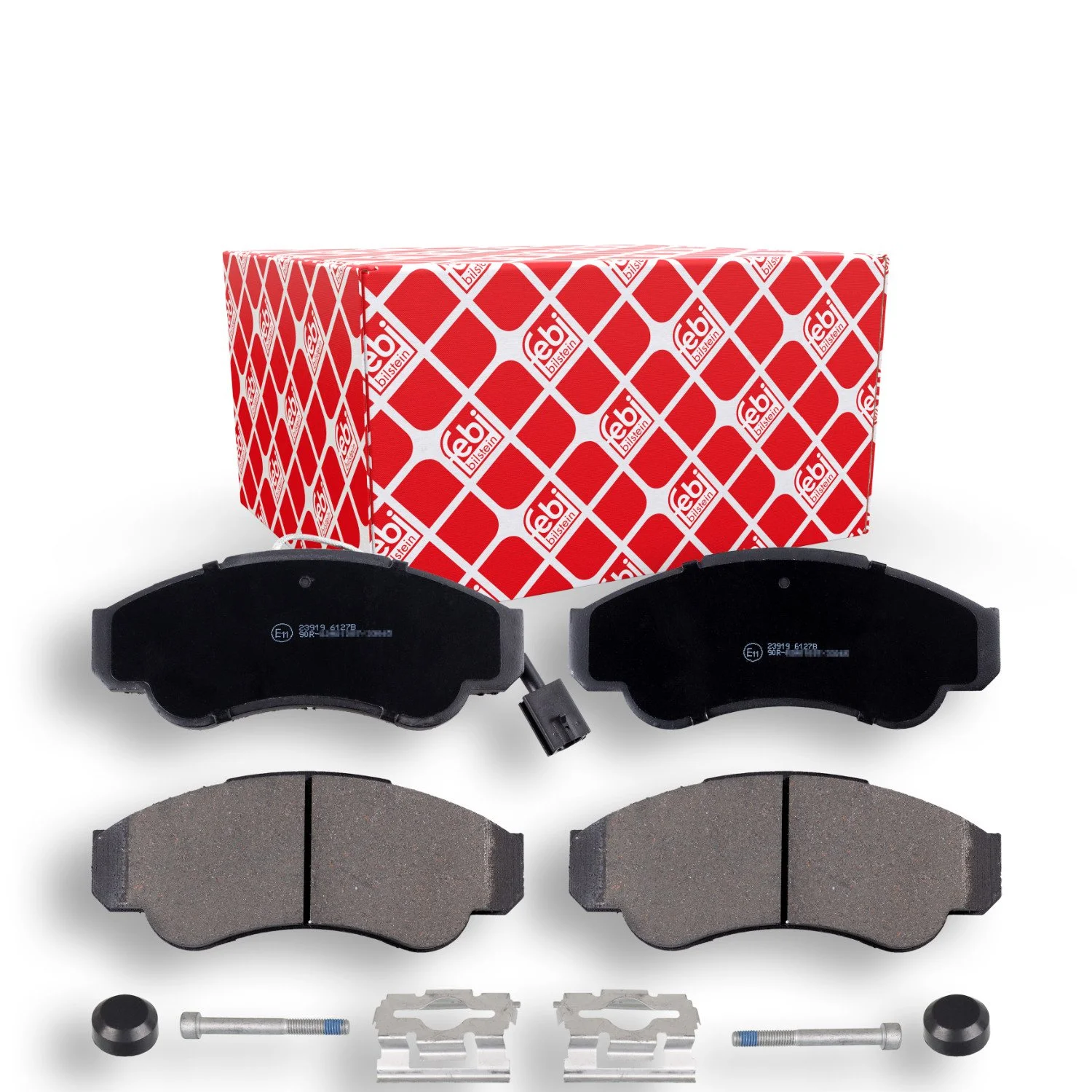 Комплект гальмівних колодок, дискове гальмо FEBI BILSTEIN 16663 для CITROËN FIAT PEUGEOT, фото №1
