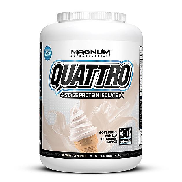 Протеин Magnum Nutraceuticals Quattro 1 820 g 50 servings Vanilla Ice Cream, фото №1 Протеин Magnum Nutraceuticals Quattro 1 820 g 50 servings Vanilla Ice Cream, фото №1