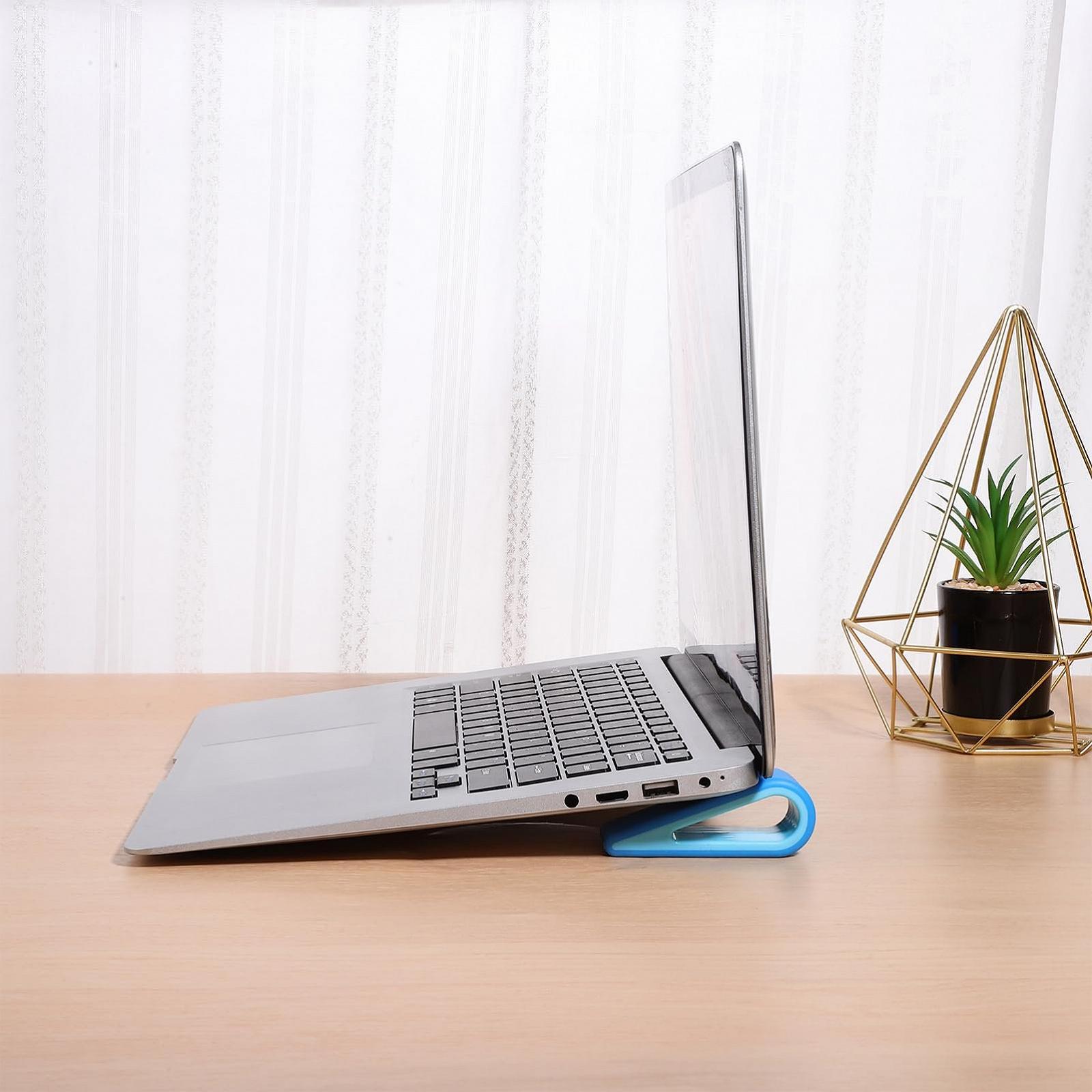 Підставка для ноутбука LALAFINA Пластикова Тримач для ноутбука з органайзером для кабелів Ергономічна, фото №4