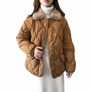 Куртка стьобана AROMM Легка з довгими рукавами на блискавці synthetic.ua - Фото 1